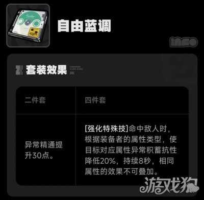 绝区零自由蓝调驱动盘适合谁 搭配词条推荐